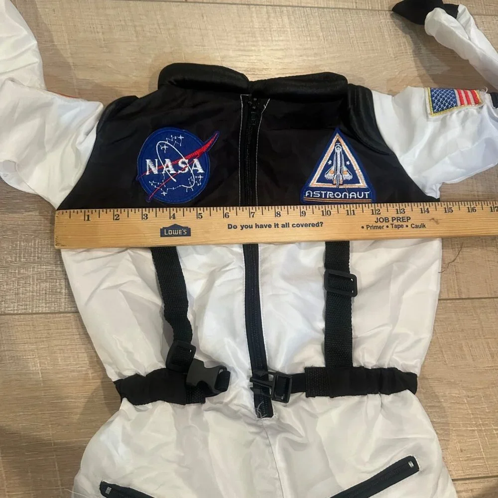 NASA ASTRONAUT KIDS HALLOWEEN COSTUME AND BOOTS SMALL 4-6 YEARS